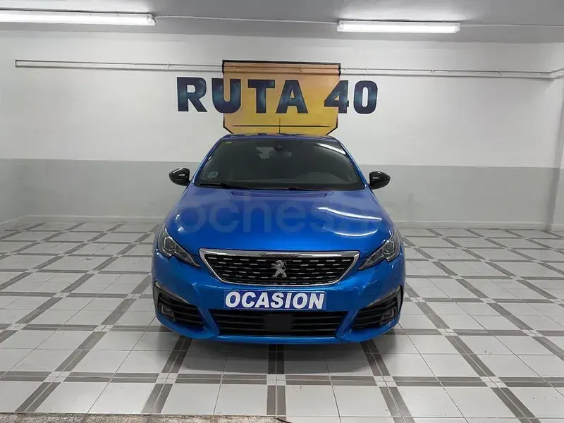 Usado Peugeot 308 GT-line 130 HP (95 kW) 2020 Azul Sedan