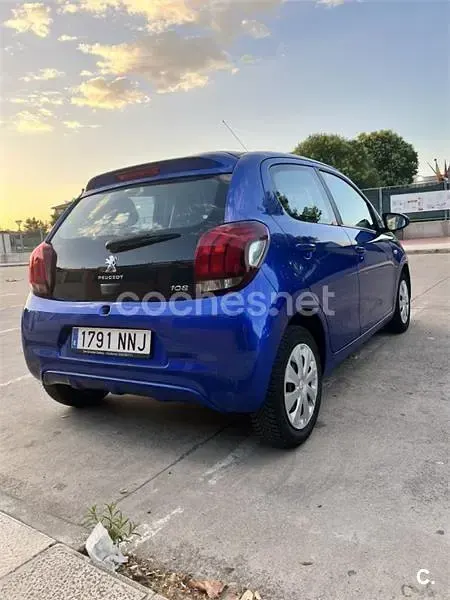Usado Peugeot 108 Active 72 CV (52 kW) 2020 Azul Berlina
