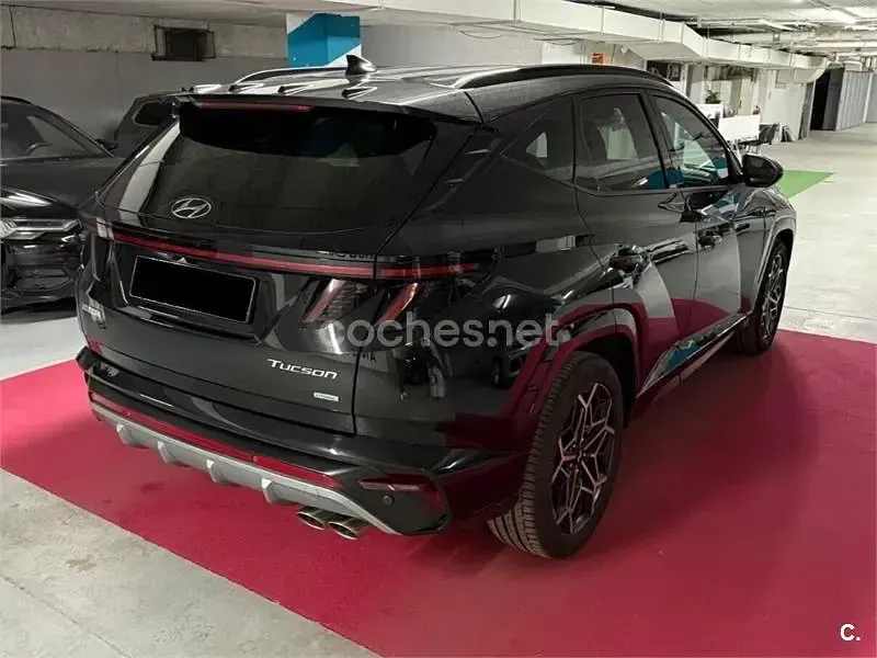 Usado Hyundai Tucson N Line 150 CV (110 kW) 2024 Negro SUV