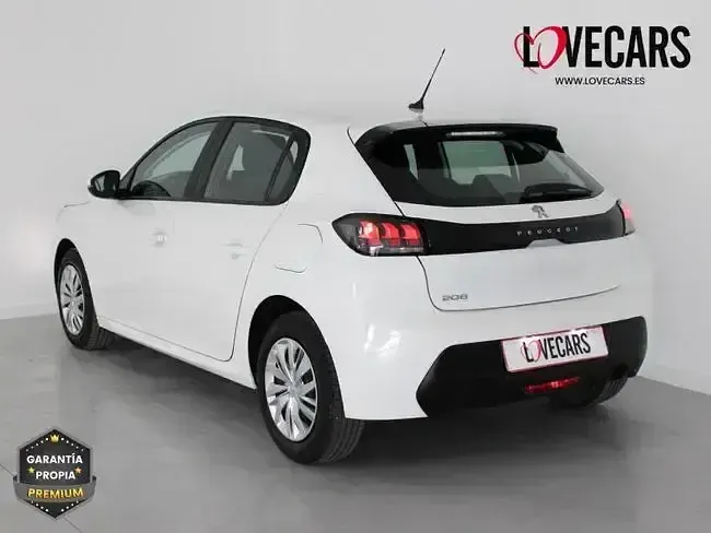 Usado Peugeot 208 Active 103 CV (75 kW) 2022 Blanco Utilitario