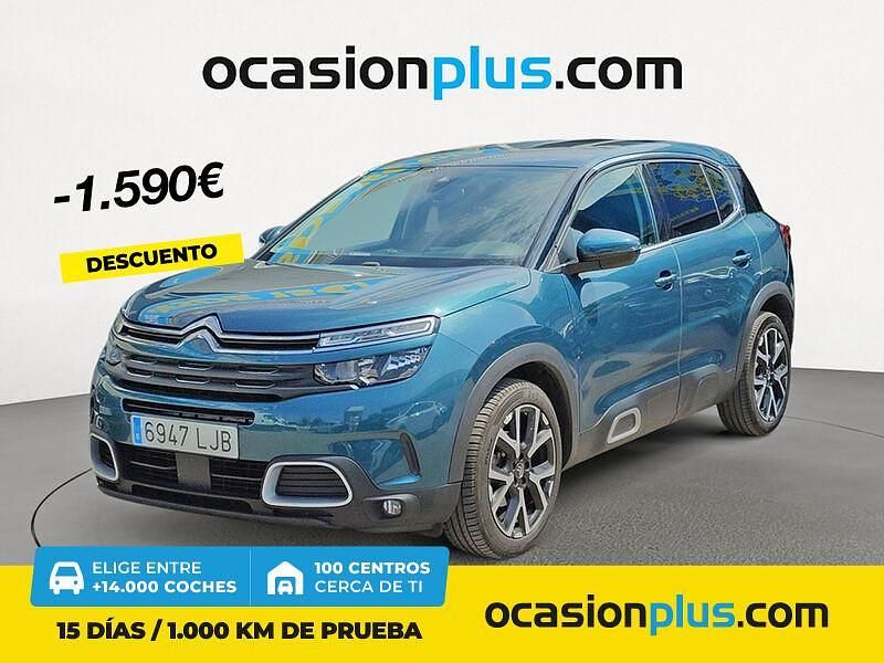 Azul Usado 2020 Citroën C5 Aircross Live SUV | 17.500 € (Precio justo) - Imagen 1/4