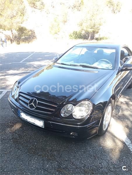 Usado Mercedes CLK200 Avantgarde 163 CV (119 kW) 2004 Negro Coupe