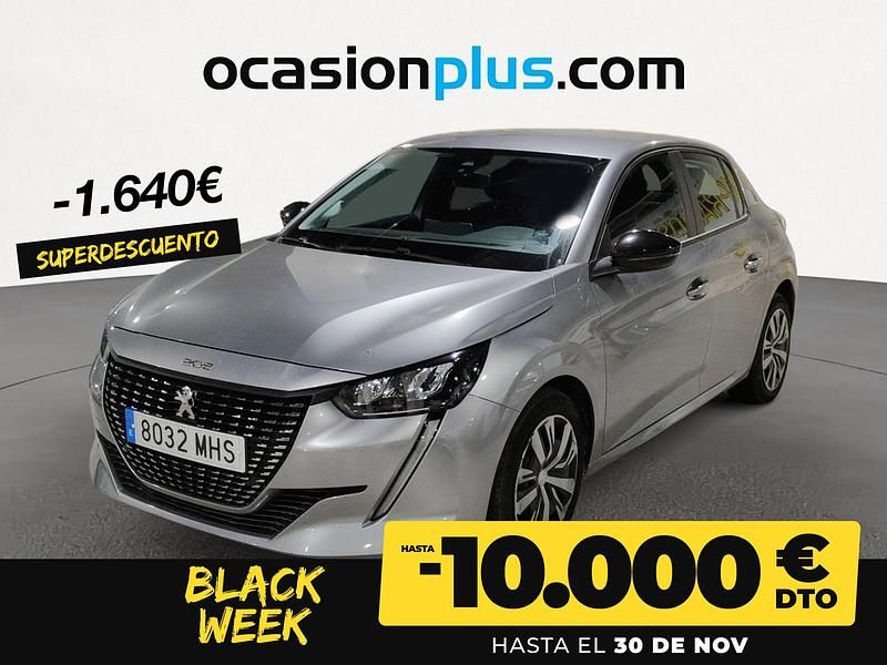 Gris Usado 2023 Peugeot 208 Active Utilitario | 12.990 € (Precio justo) - Imagen 1/4