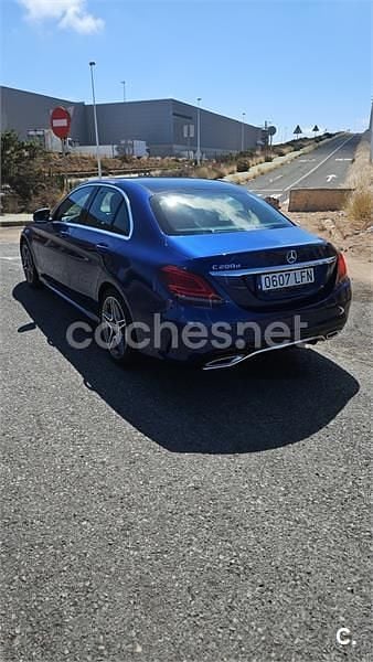 Usado Mercedes C200 160 CV (117 kW) 2020 Azul Berlina