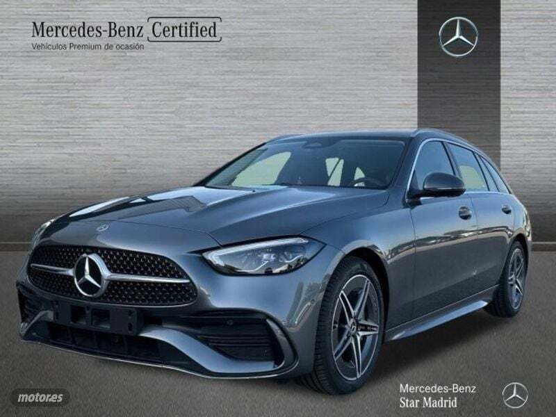 Gris Usado 2024 Mercedes C200 AMG line Familiar | 43.990 € (Precio justo) - Imagen 1/3