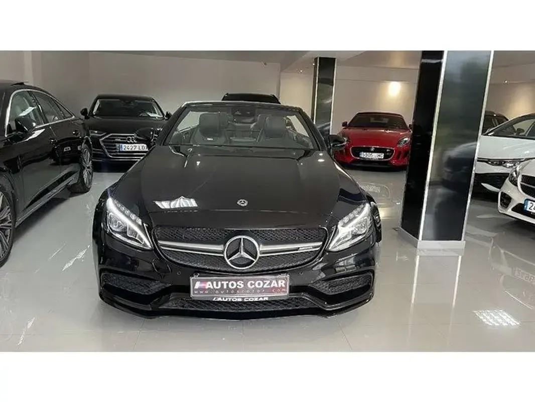 Usado Mercedes C63 AMG AMG 510 CV (375 kW) 2017 Negro Descapotable