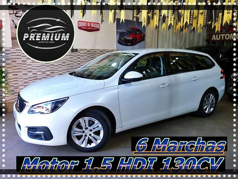 Usado Peugeot 308 Active 131 CV (96 kW) 2018 Blanco Utilitario
