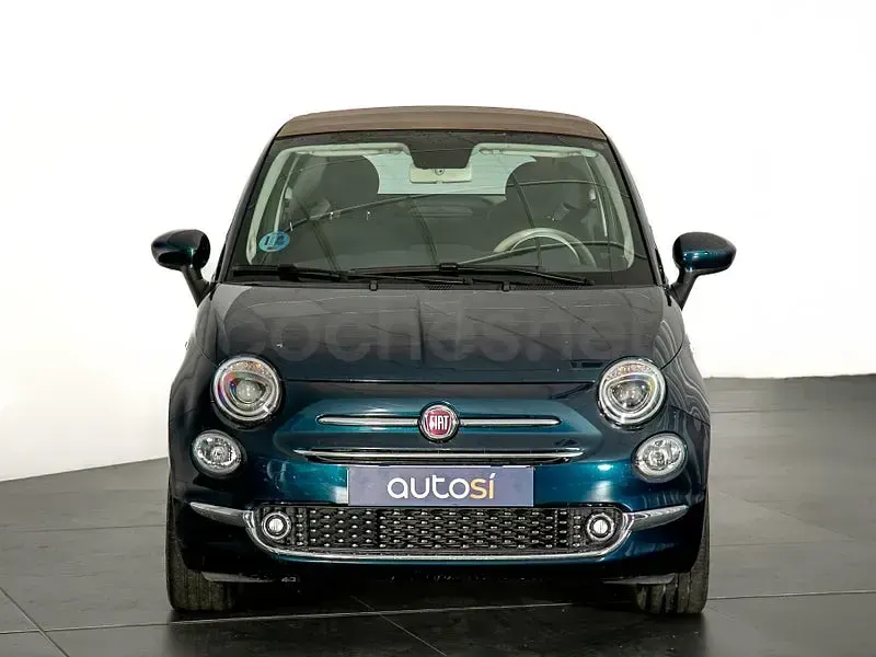 Usado Fiat 500C 70 CV (51 kW) 2023 Azul Descapotable