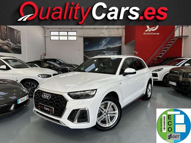 Blanco Usado 2021 Audi Q5 S-Line SUV | 36.400 € (Buen precio) - Imagen 1/4