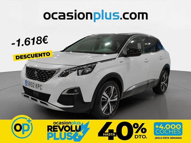 Usado Peugeot 3008 GT-line 130 CV (95 kW) 2018 Blanco SUV