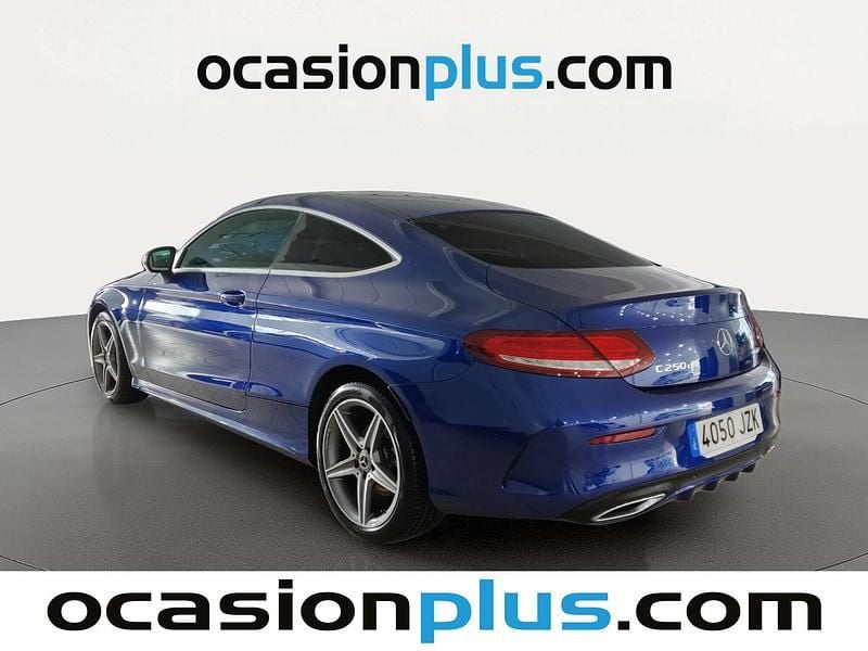 Usado Mercedes C250 AMG 204 CV (150 kW) 2017 Azul Coupe