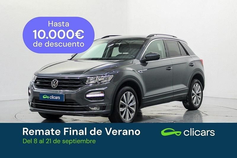 Gris Usado 2022 VW T-Roc Advance SUV | 22.490 € (Precio justo) - Imagen 1/4
