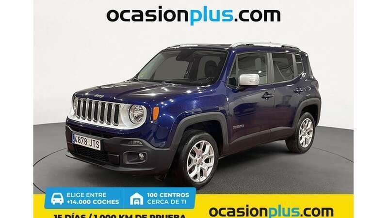 Azul Usado 2016 Jeep Renegade Limited SUV | 15.250 € (Precio justo) - Imagen 1/4
