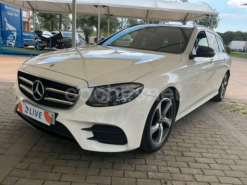 Blanco Usado 2021 Mercedes E220 Familiar | 26.999 € (Buen precio) - Imagen 1/4