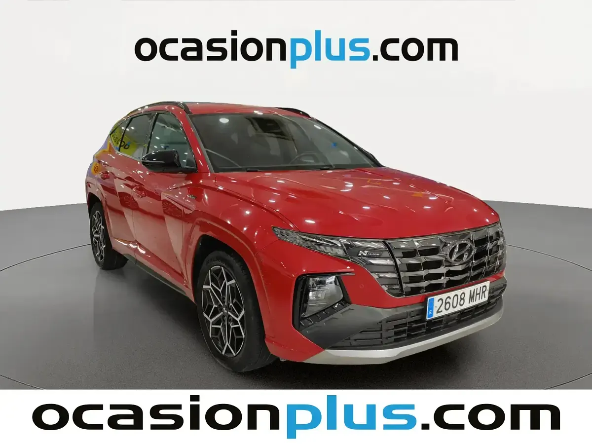 Usado Hyundai Tucson N Line 150 CV (110 kW) 2023 Rojo SUV