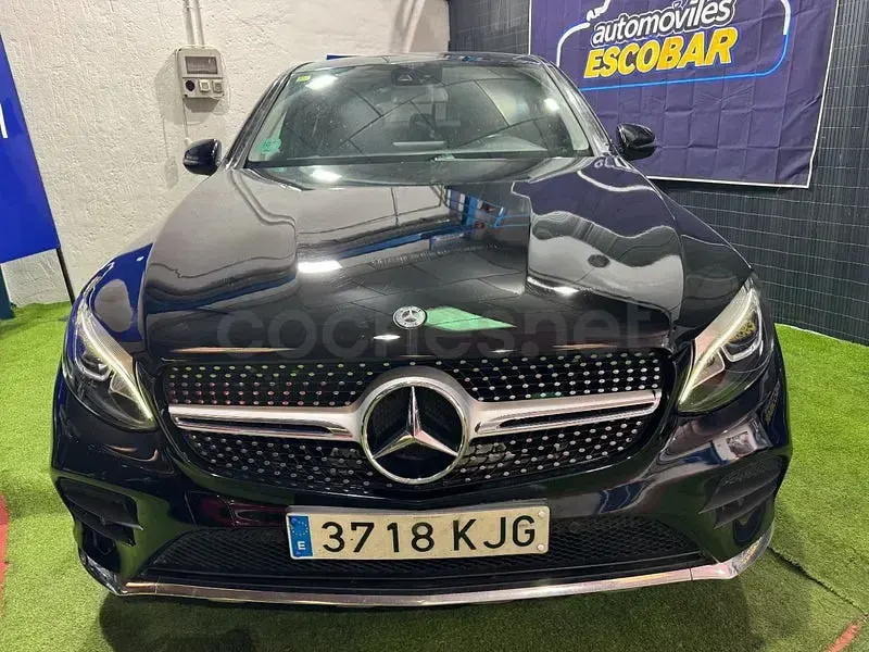 Usado Mercedes GLC220 170 CV (125 kW) 2018 Negro SUV