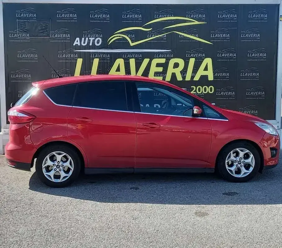 Usado Ford C-MAX Trend 95 CV (69 kW) 2012 Rojo Monovolumen
