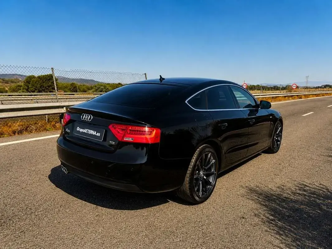Usado Audi A5 Sportback S-Line 150 CV (110 kW) 2015 Negro Utilitario