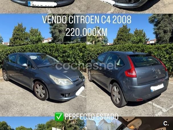 Gris / plata Usado 2008 Citroën C4 Berlina | 3200 € (Precio justo) - Imagen 1/4