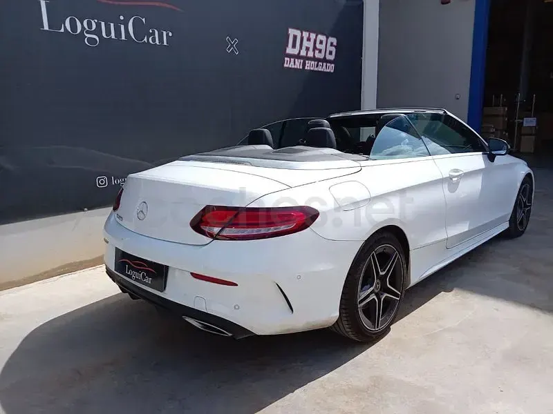 Usado Mercedes C200 184 CV (135 kW) 2018 Blanco Descapotable
