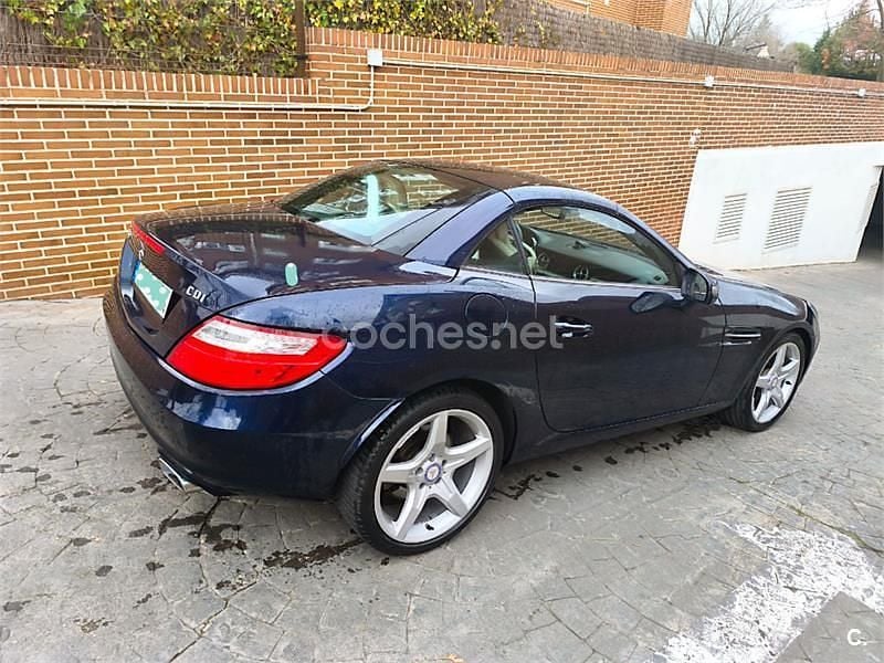 Usado Mercedes SLK250 204 CV (150 kW) 2012 Azul Descapotable