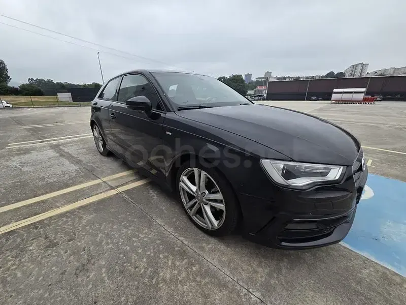 Usado Audi A3 S-Line 150 CV (110 kW) 2014 Negro Berlina