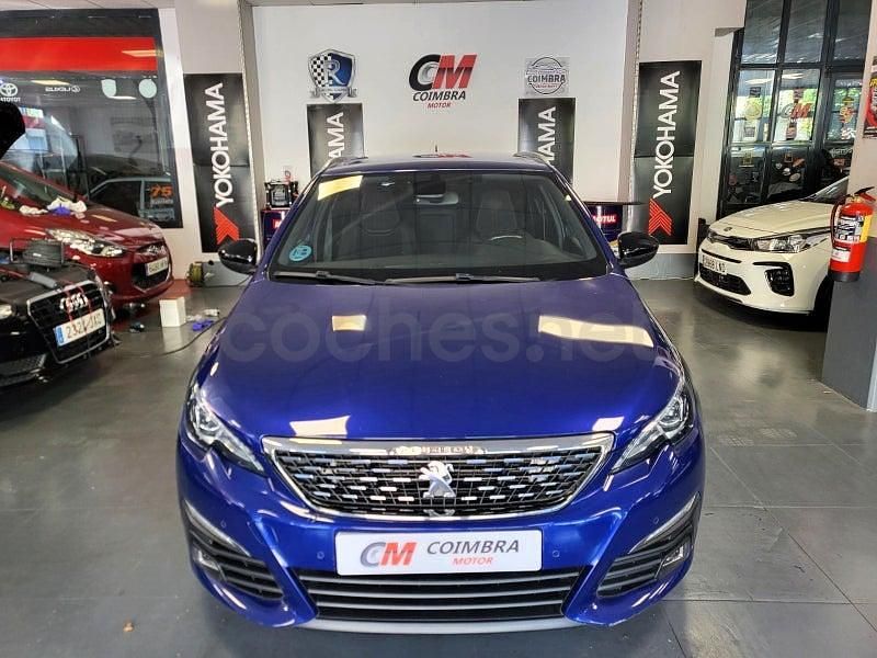 Usado Peugeot 308 SW GT 180 CV (132 kW) 2019 Azul Familiar
