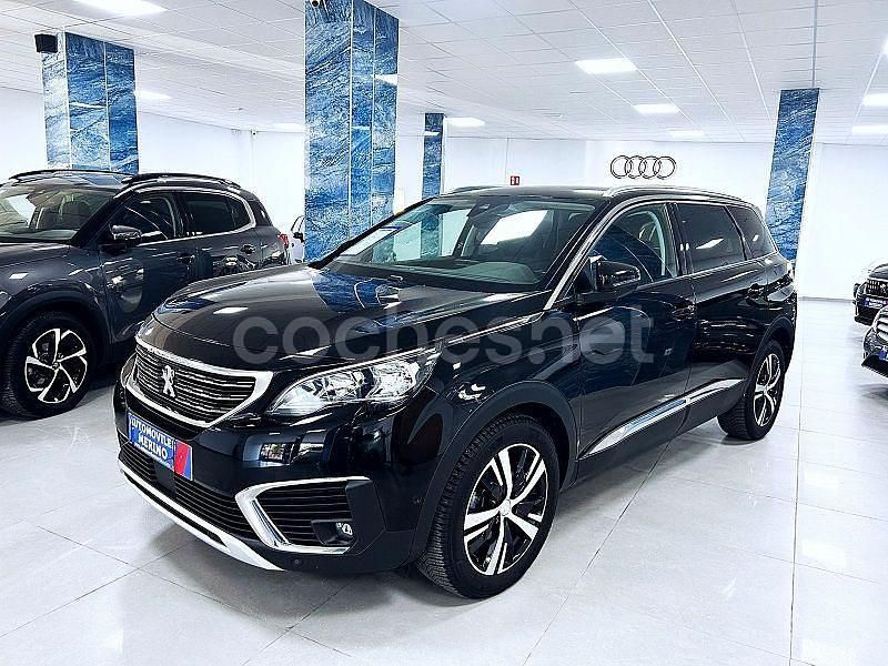 Negro Usado 2019 Peugeot 5008 Allure Monovolumen | 22.900 € (Un poco caro) - Imagen 1/4
