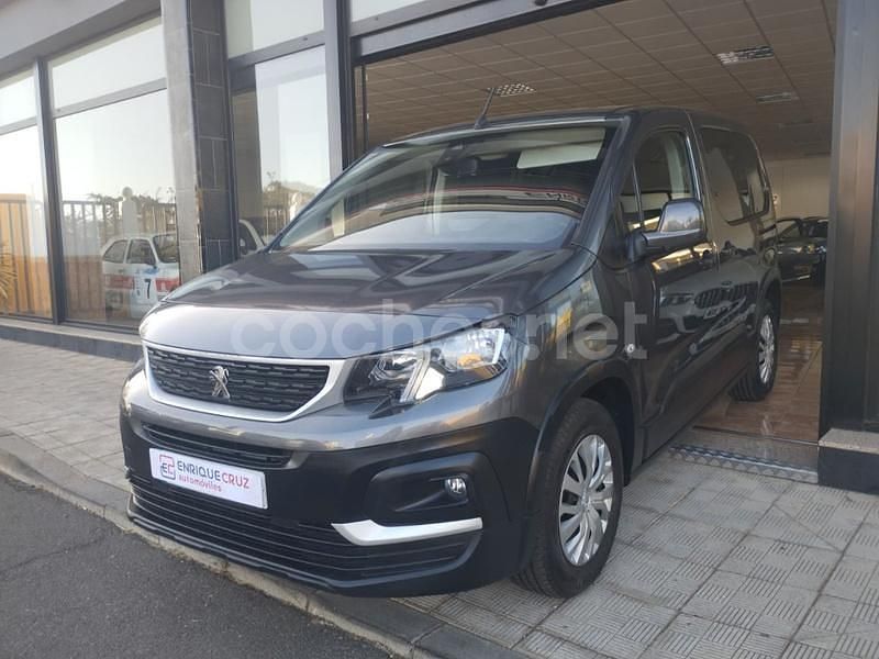 Gris / plata Usado 2021 Peugeot Rifter Active Monovolumen | 17.900 € (Caro) - Imagen 1/4