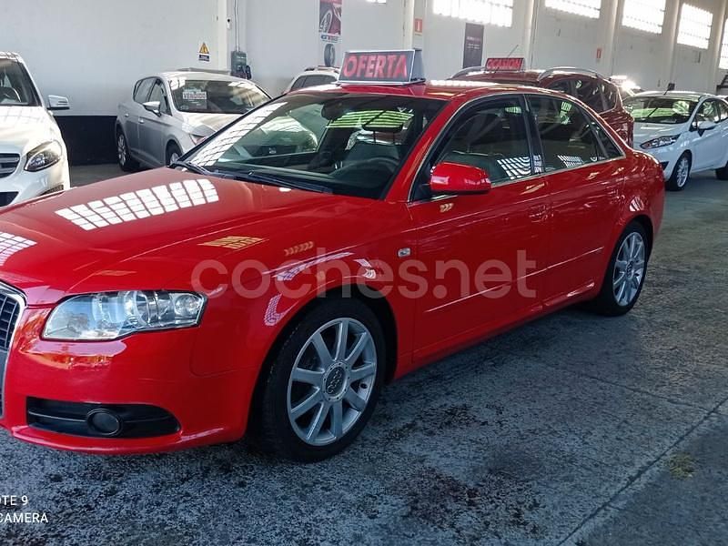 Usado Audi A4 S-Line 140 CV (102 kW) 2008 Rojo Berlina
