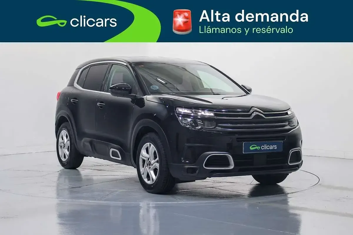 Usado Citroën C5 Aircross Live 131 CV (96 kW) 2021 Negro SUV