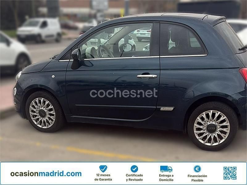 Usado Fiat 500 Lounge 69 CV (50 kW) 2019 Azul Berlina