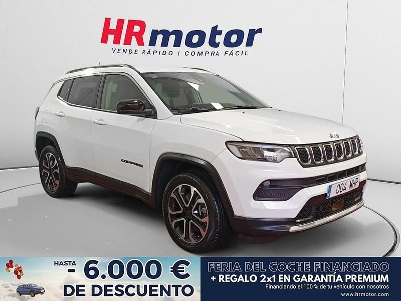 Blanco Usado 2023 Jeep Compass Limited SUV | 20.750 € (Precio justo) - Imagen 1/4