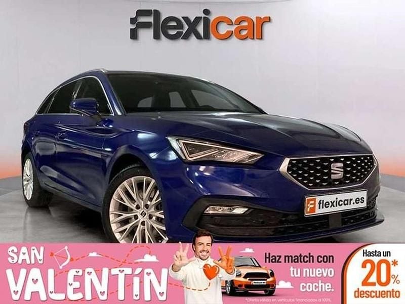 Usado Seat Leon ST XCELLENCE 150 CV (110 kW) 2021 Azul Familiar