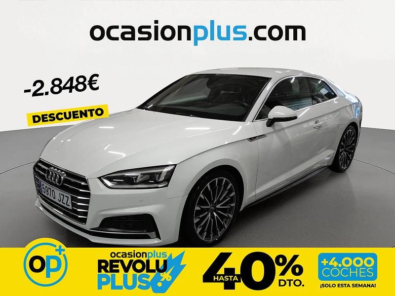 Usado Audi A5 S-Line 190 CV (139 kW) 2017 Blanco Coupe