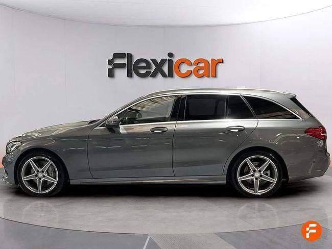 Usado Mercedes C250 AMG line 204 CV (150 kW) 2016 Gris Familiar