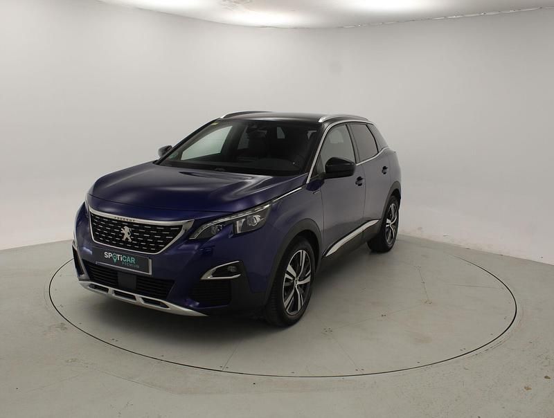 Usado Peugeot 3008 GT-line 131 CV (96 kW) 2018 Azul SUV
