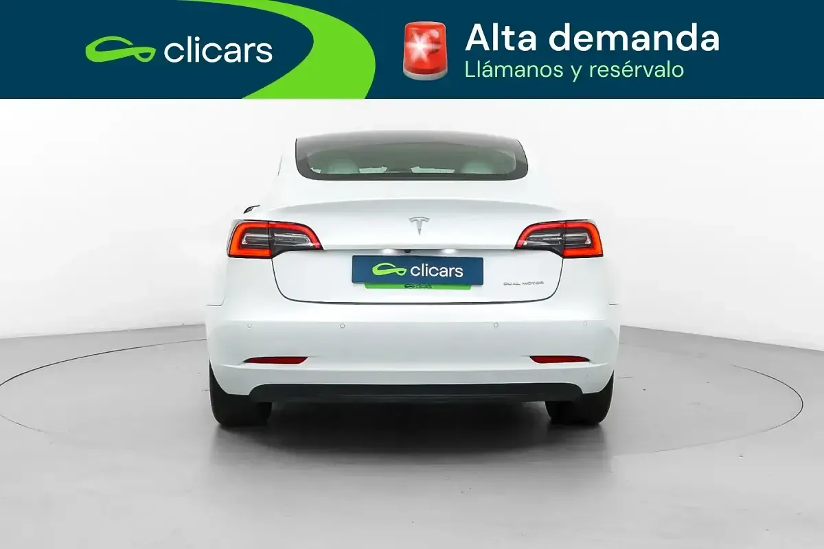 Usado Tesla Model 3 366 kW (498 CV) 2019 Blanco Berlina