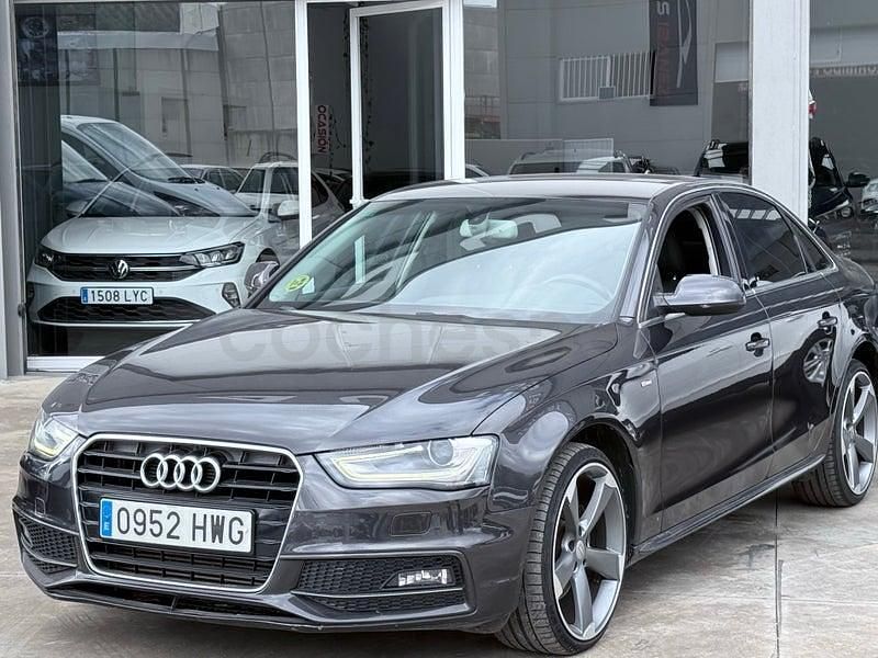 Usado Audi A4 S-Line 150 CV (110 kW) 2014 Gris / plata Berlina