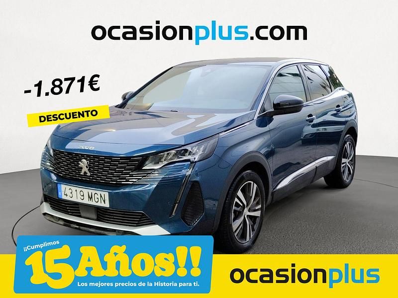 Azul Usado 2023 Peugeot 3008 Allure SUV | 20.590 € (Un poco caro) - Imagen 1/4