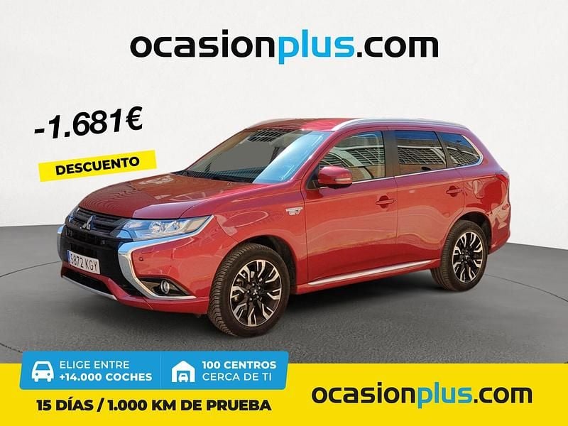 Rojo Usado 2018 Mitsubishi Outlander P-HEV Recogida | 18.500 € (Precio justo) - Imagen 1/4
