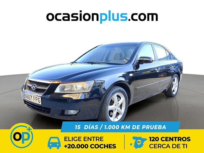 Usado Hyundai Sonata Comfort 140 CV (102 kW) 2007 Negro Berlina