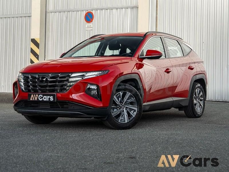 Rojo Usado 2023 Hyundai Tucson SUV | 24.490 € (Precio justo) - Imagen 1/4