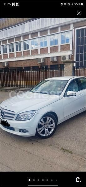 Blanco Usado 2010 Mercedes C200 Avantgarde Familiar | 9800 € (Precio justo) - Imagen 1/4