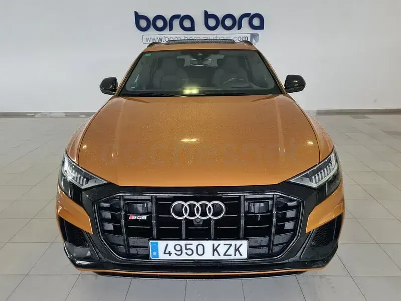 Usado Audi Q8 S-Line 435 CV (319 kW) 2019 Naranja SUV