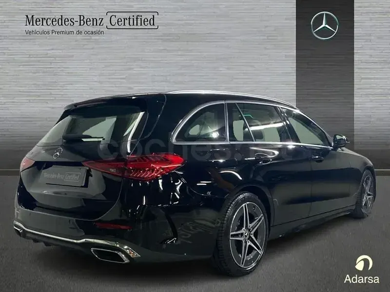 Usado Mercedes C200 163 CV (119 kW) 2024 Negro Familiar