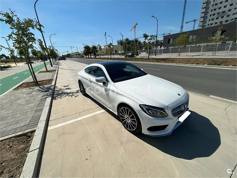 Blanco Usado 2018 Mercedes C250 Coupe | 28.500 € (Precio justo) - Imagen 1/4