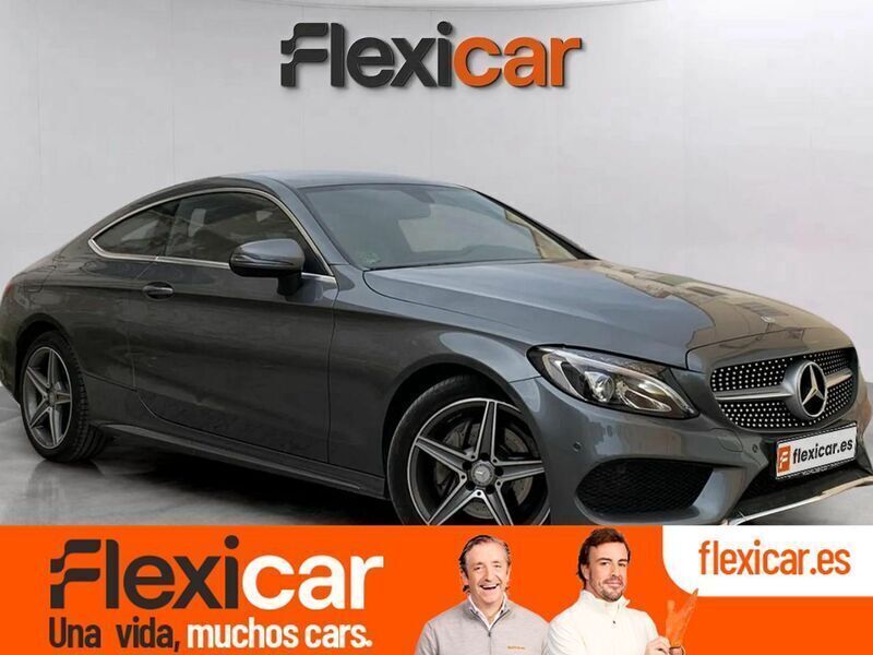 Gris Usado 2016 Mercedes C220 AMG line Coupe | 26.990 € (Precio justo) - Imagen 1/4