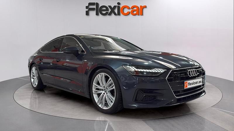 Usado Audi A7 Premium 290 CV (213 kW) 2018 Azul Berlina
