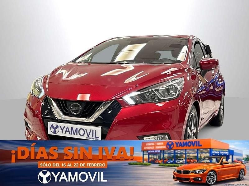 Usado Nissan Micra N-Connecta 117 CV (86 kW) 2019 Rojo Utilitario
